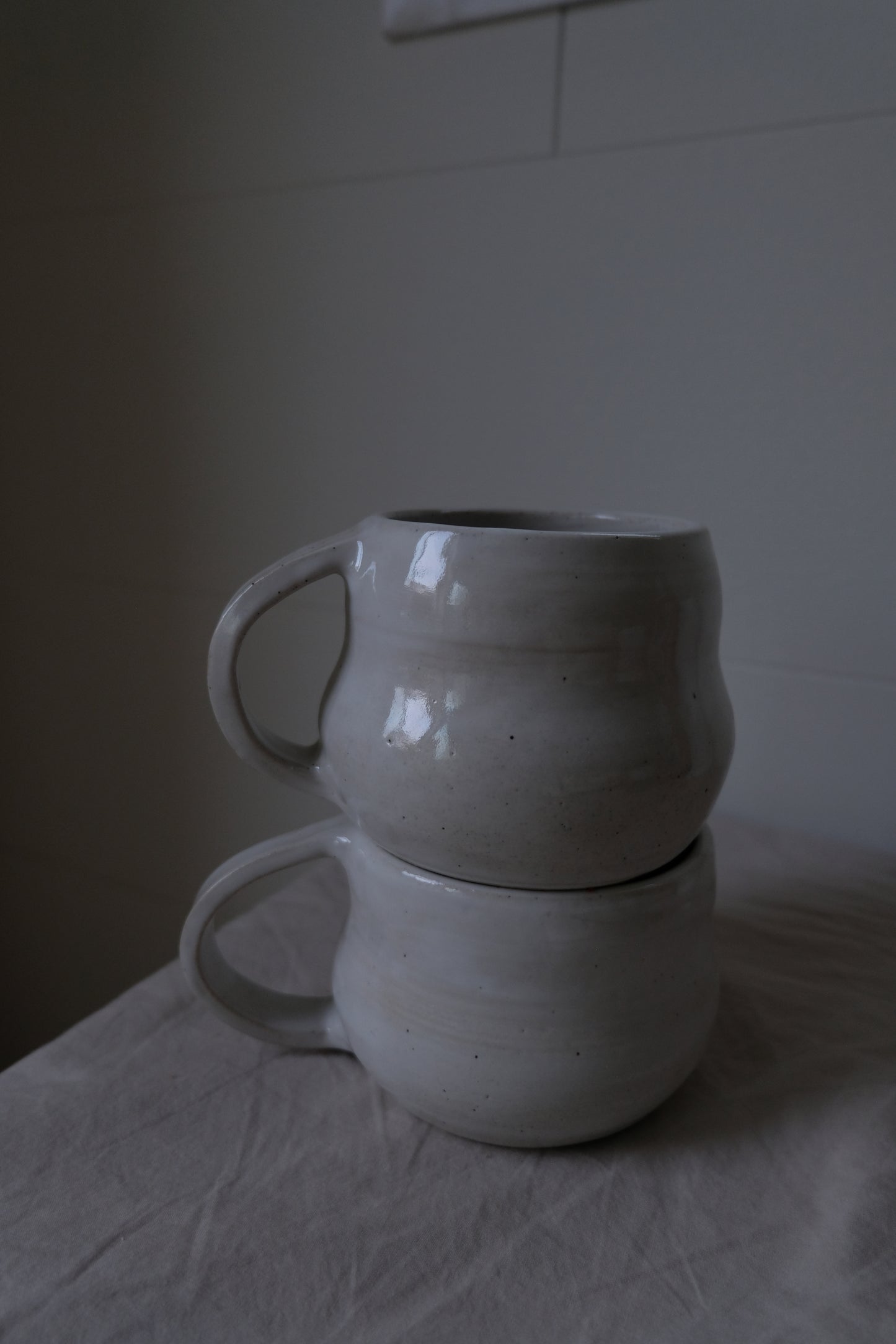 White Bubble Mug