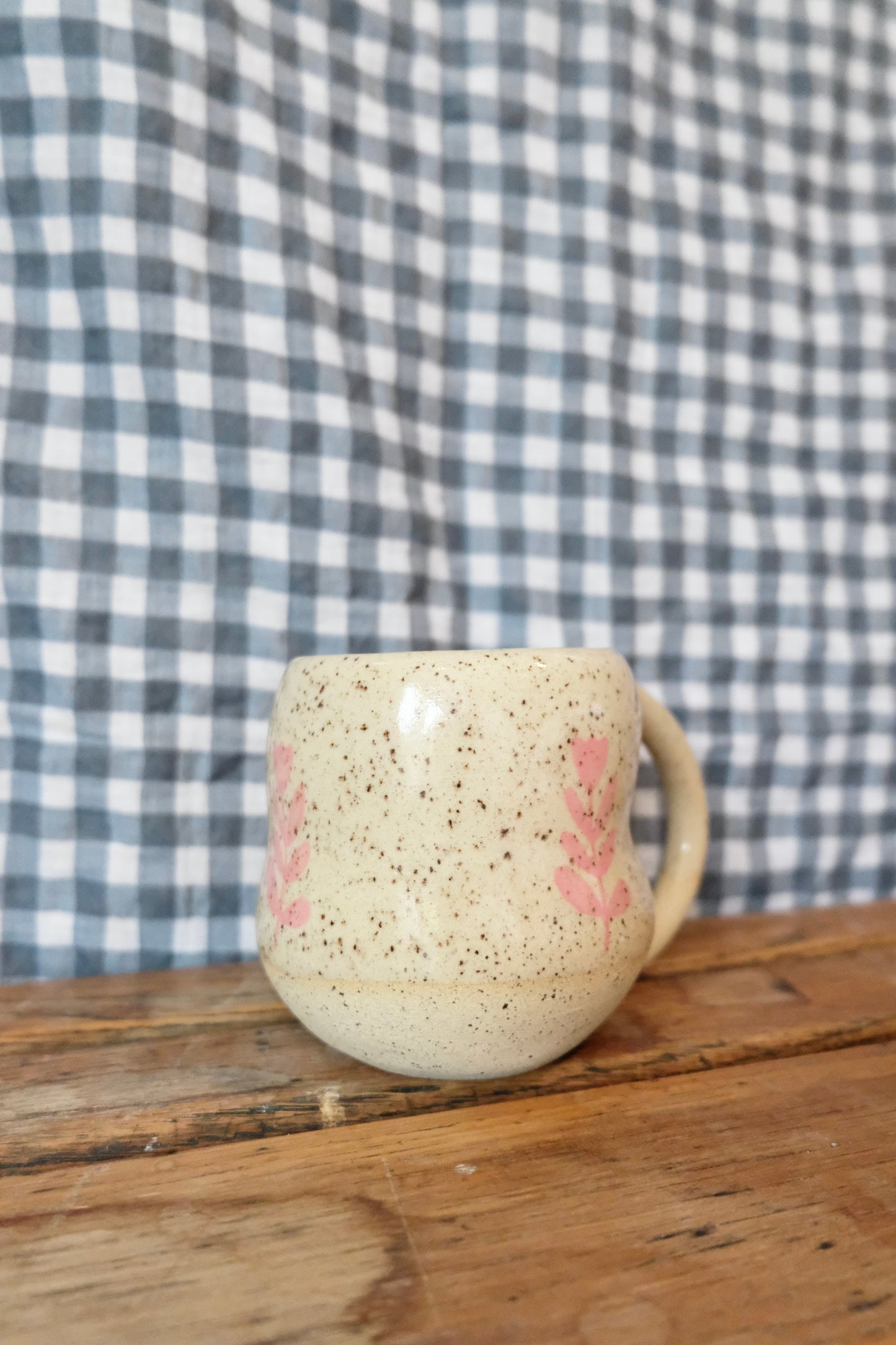 Pink Tulip Mug