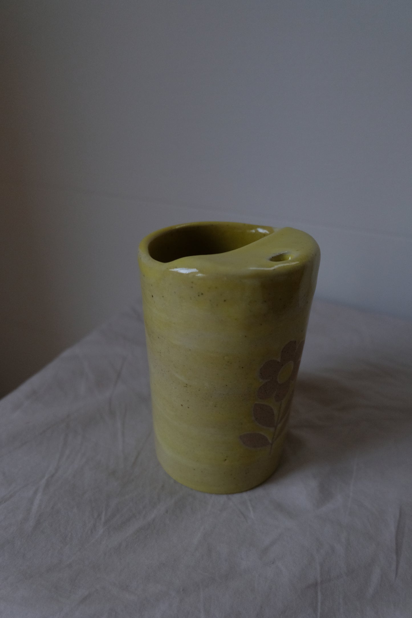 To-go Mug - Yellow Flower