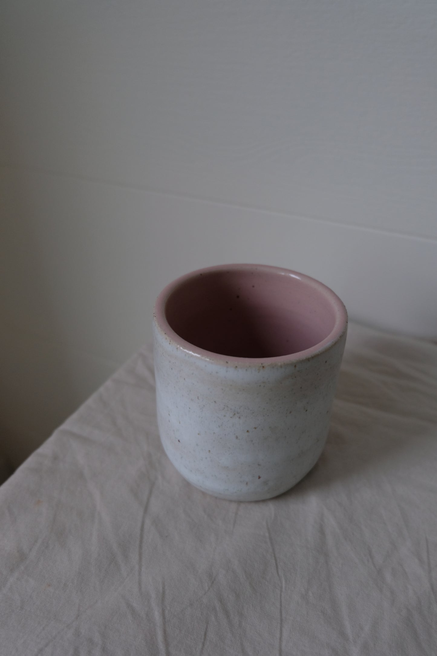 Pink & White Cup