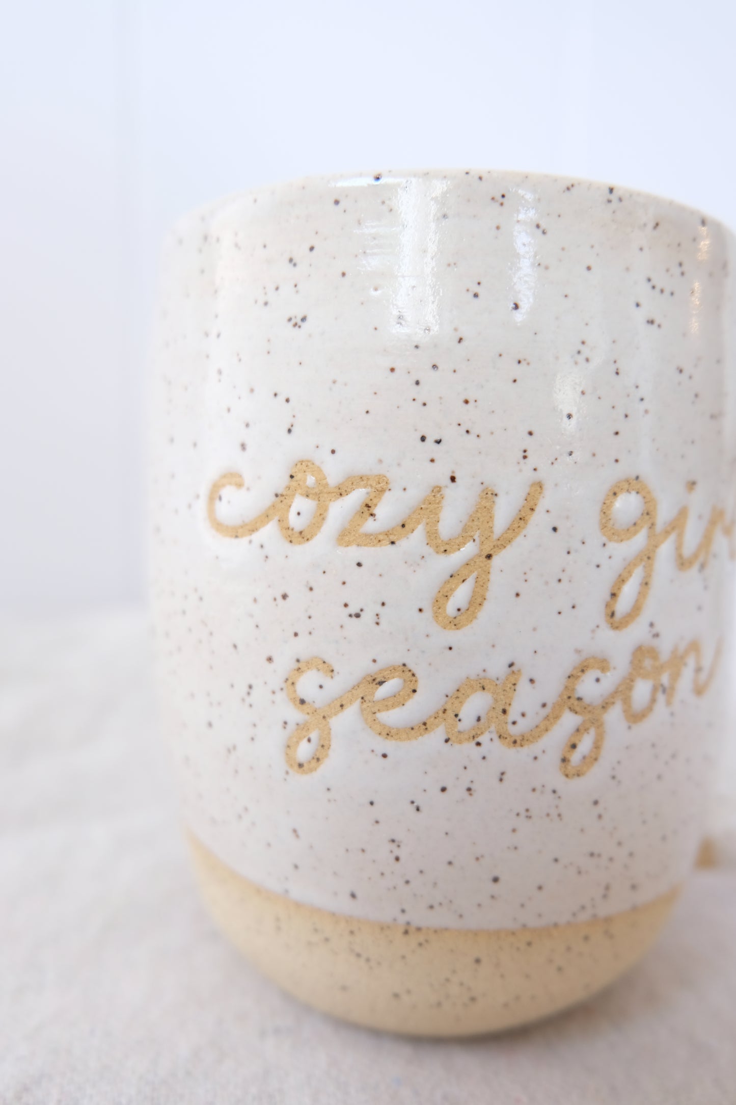 Cozy Girl Season - White Speckled