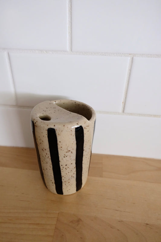 Black Stripe To-Go Mug