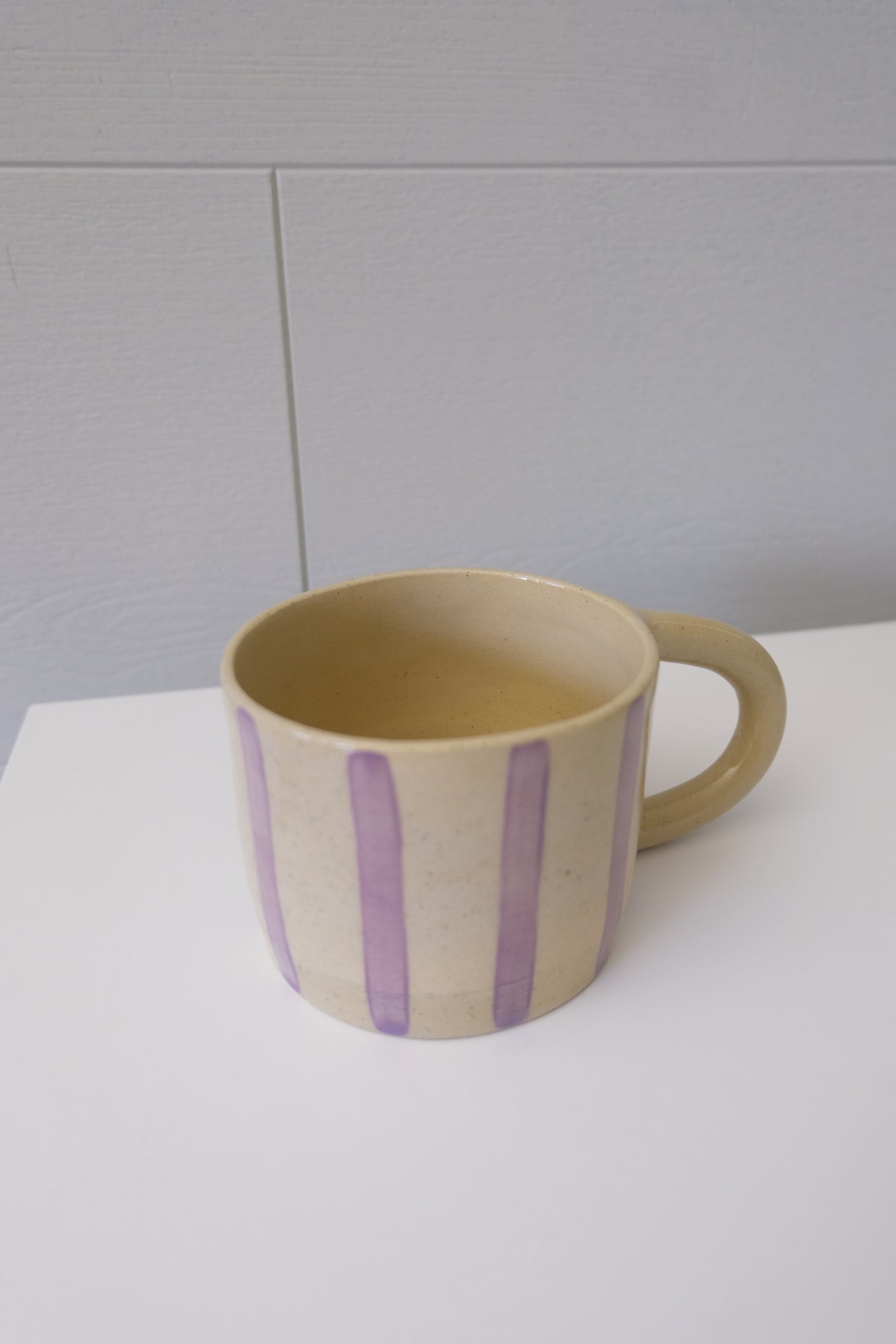 Purple Striped Mug