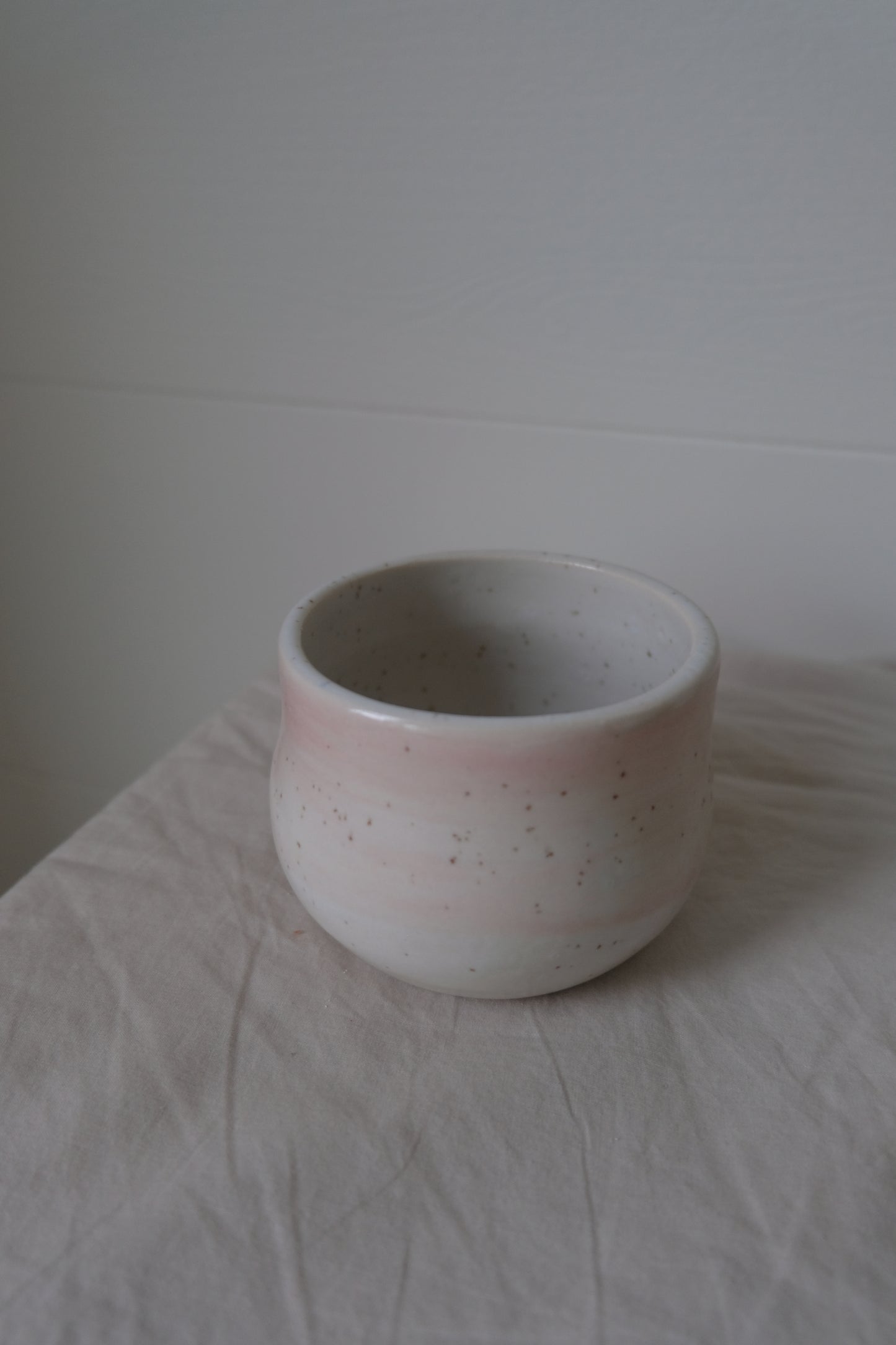Pink & White Cup