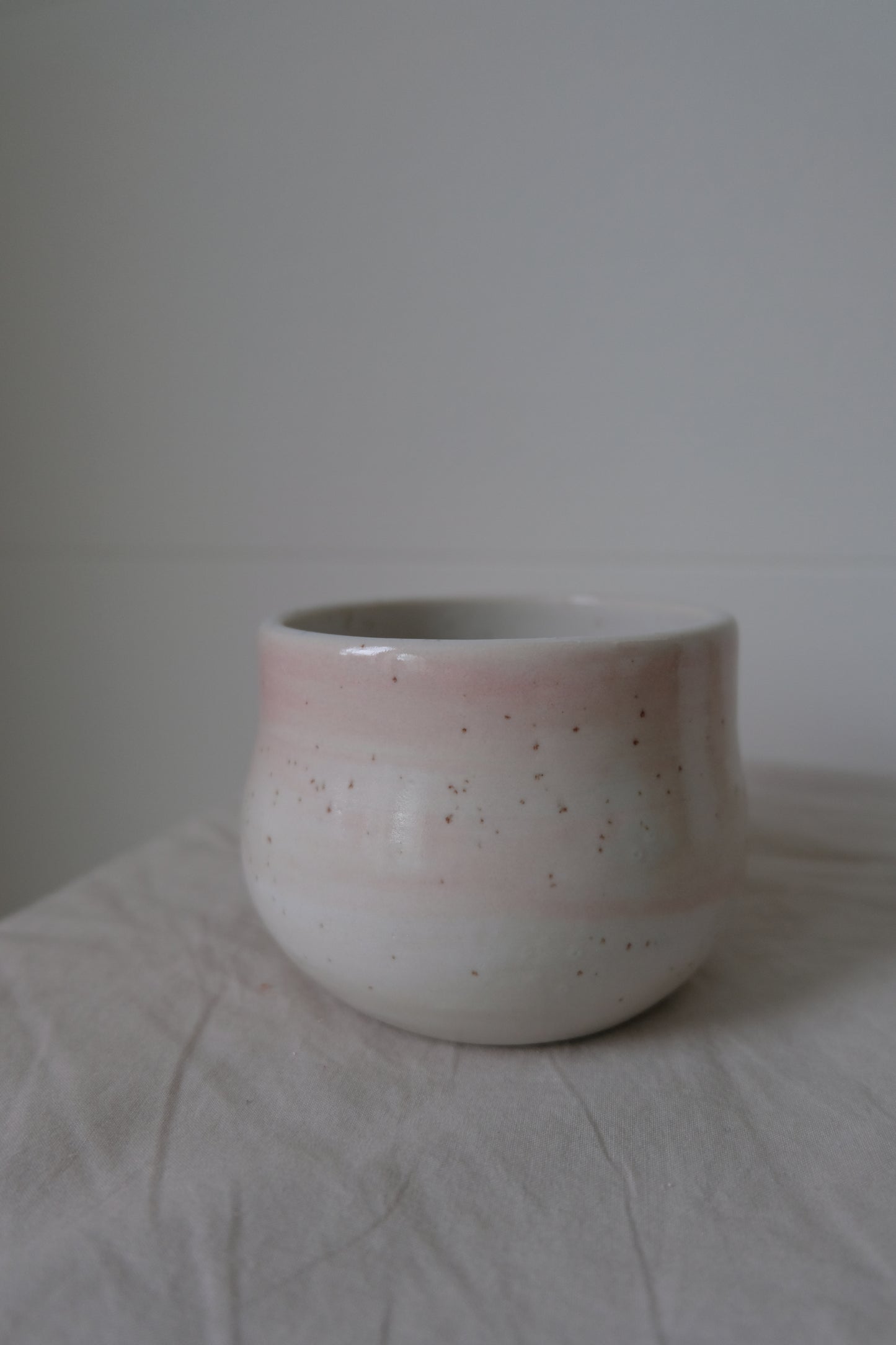 Pink & White Cup