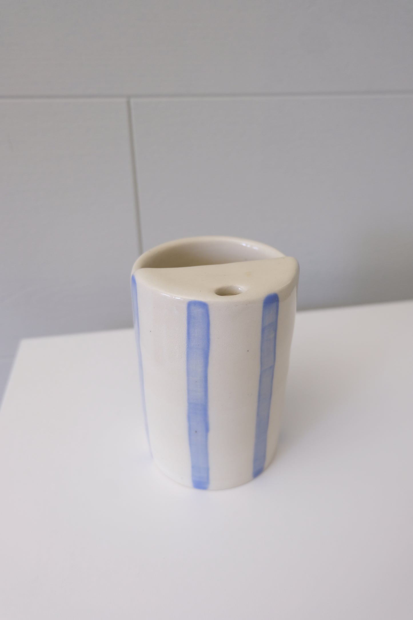 To-go Mug - Blue Stripe