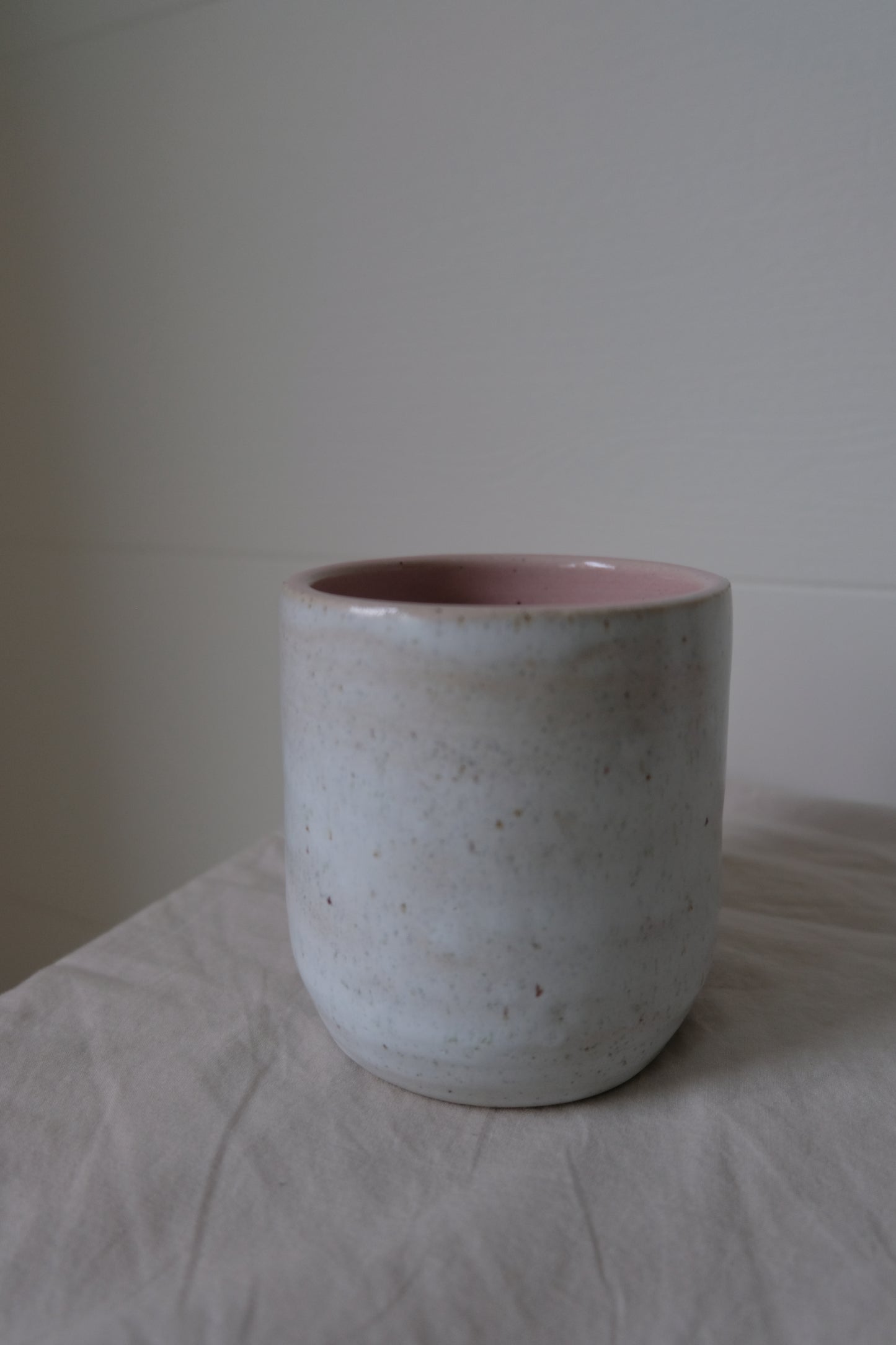 Pink & White Cup