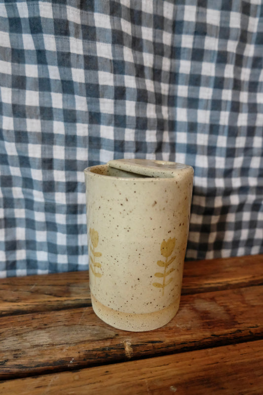 To - Go Mug - Mustard Tulip