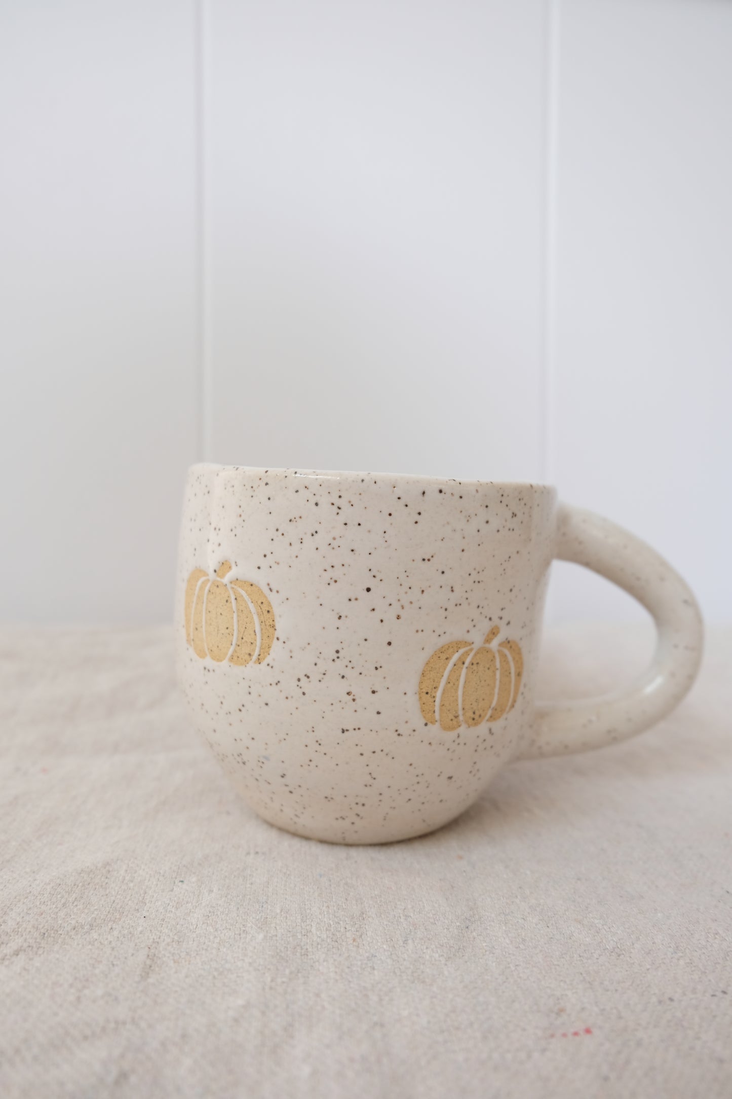 Pumpkin Mug - White Speckled