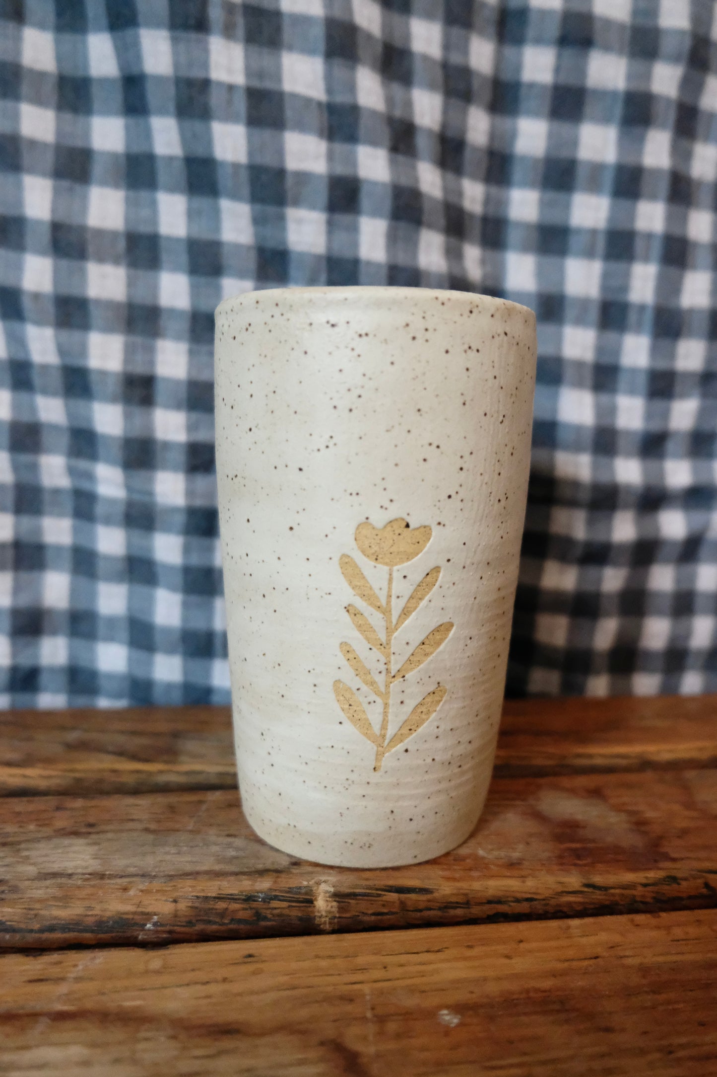To - Go Mug - White Flower