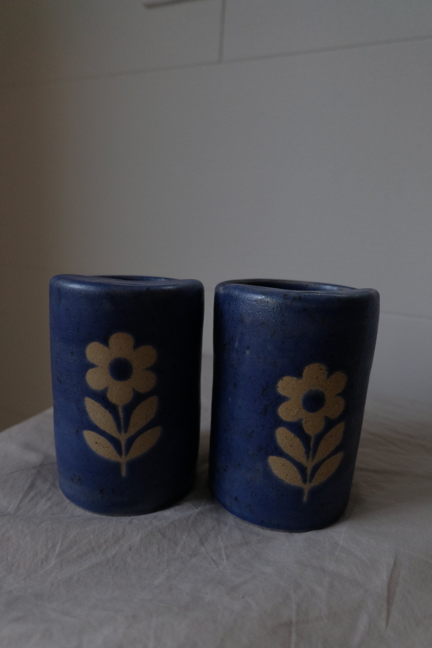 * SECONDS* To-go Mug - Blue Flower