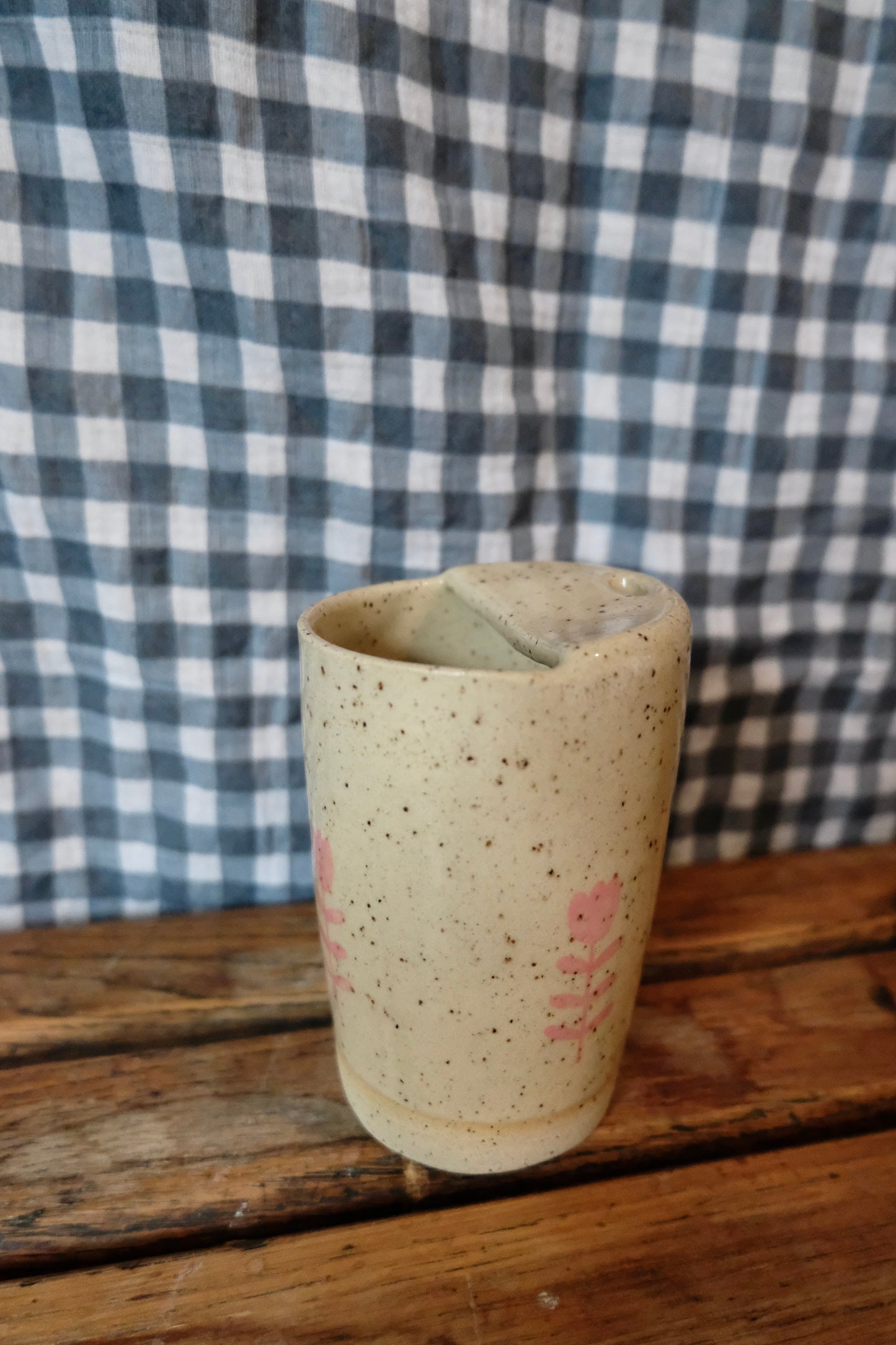 To - Go Mug - Pink Tulip