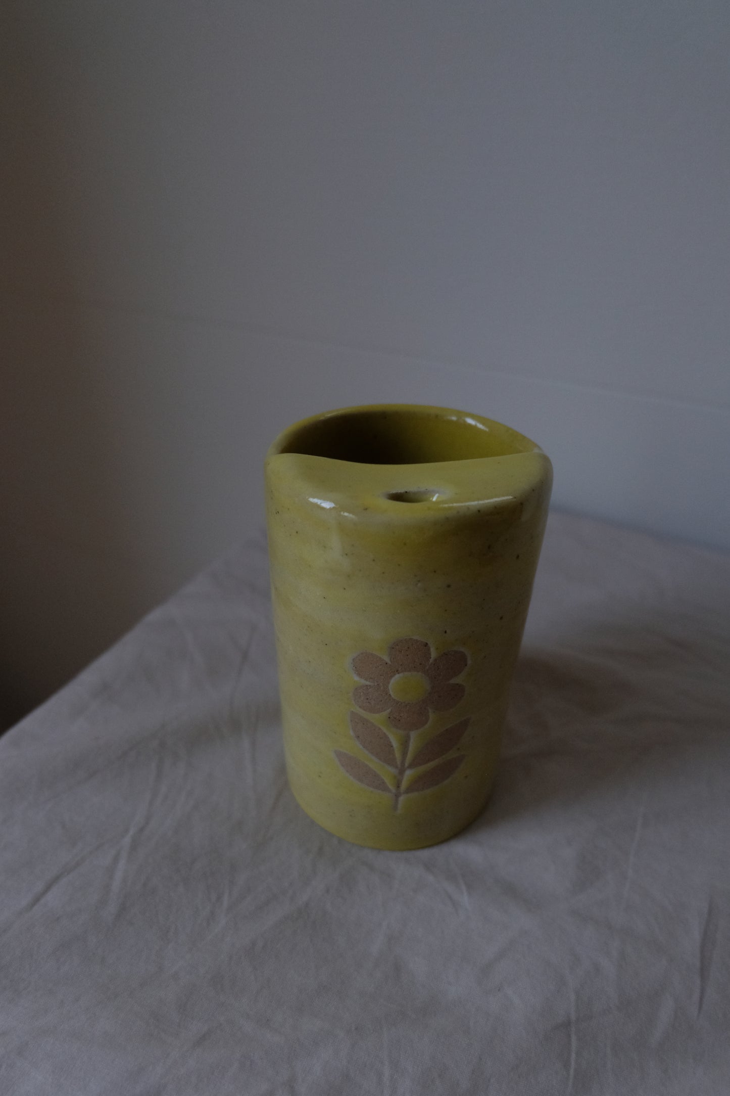 To-go Mug - Yellow Flower