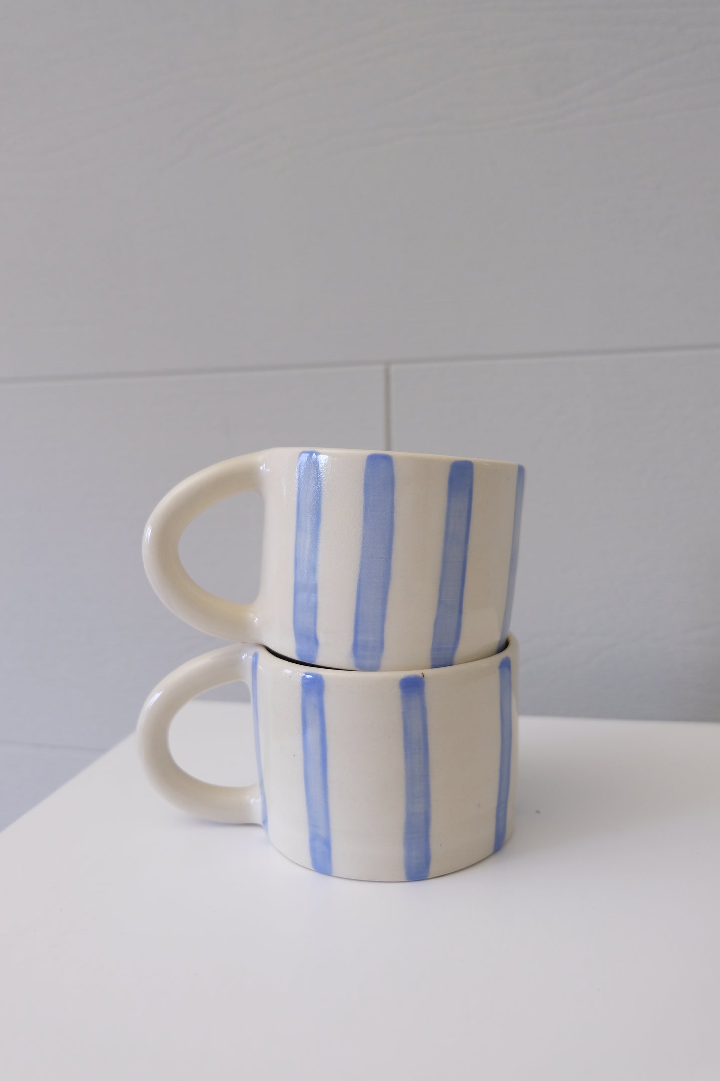 Blue Striped Mug