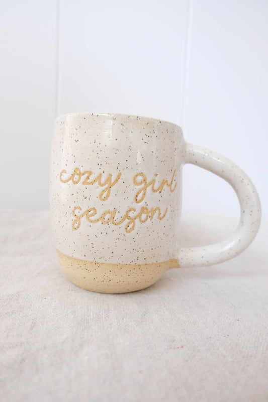 Cozy Girl Season - White Speckled