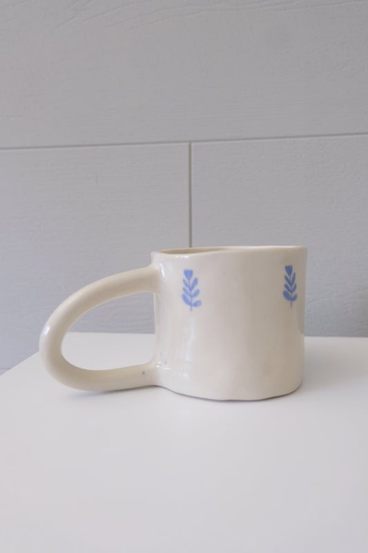 Blue Flower Mug