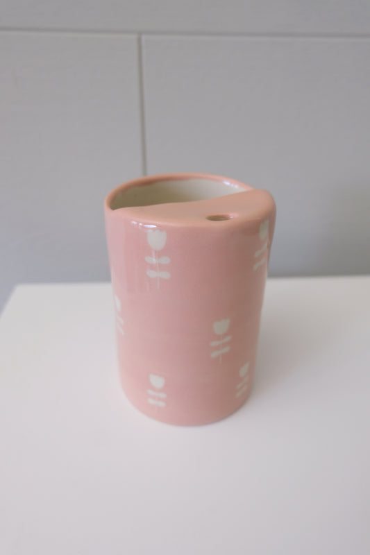 To-go Mug - Pink Floral