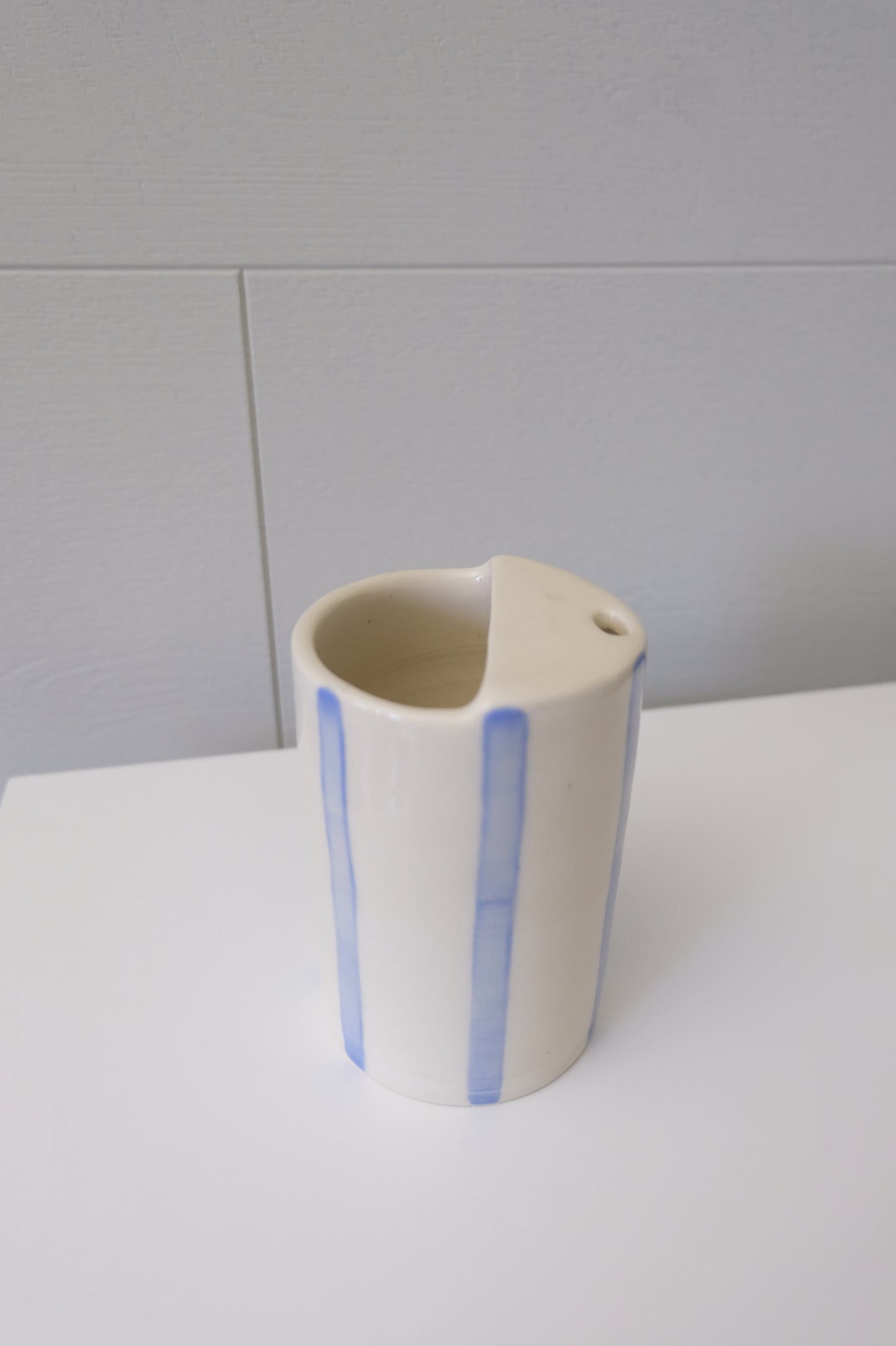 To-go Mug - Blue Stripe