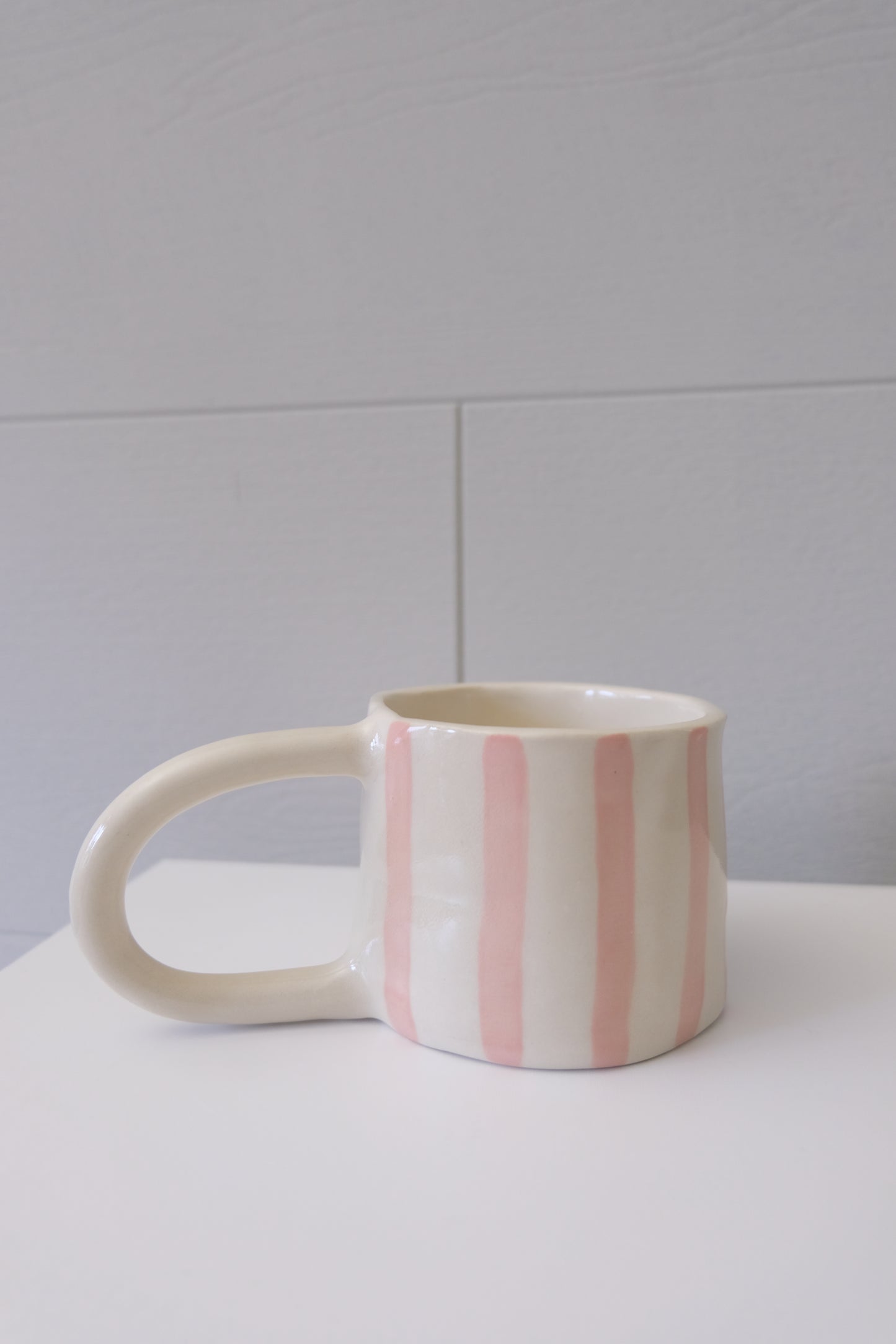 Pink Stripe Mug