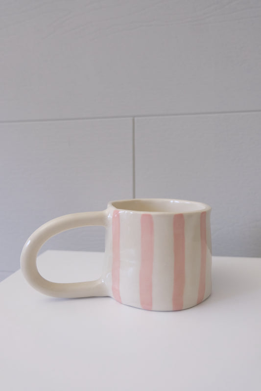 Pink Stripe Mug