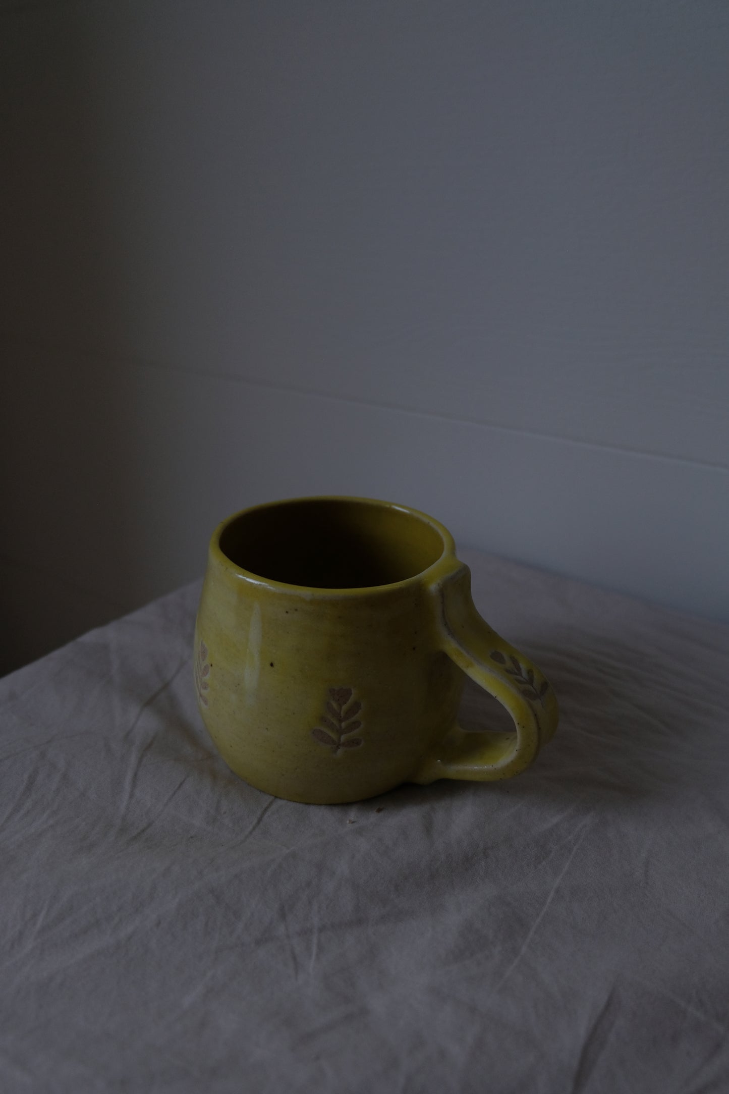 Yellow Floral Mug
