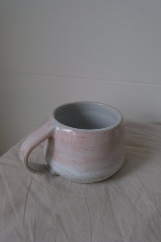 Pink & White Mug